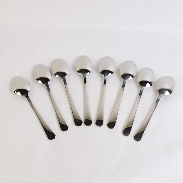 Lot of 8 Towle Place Oval Spoon Beacon Hill Glossy 18/8 Stainless Steel 7 in