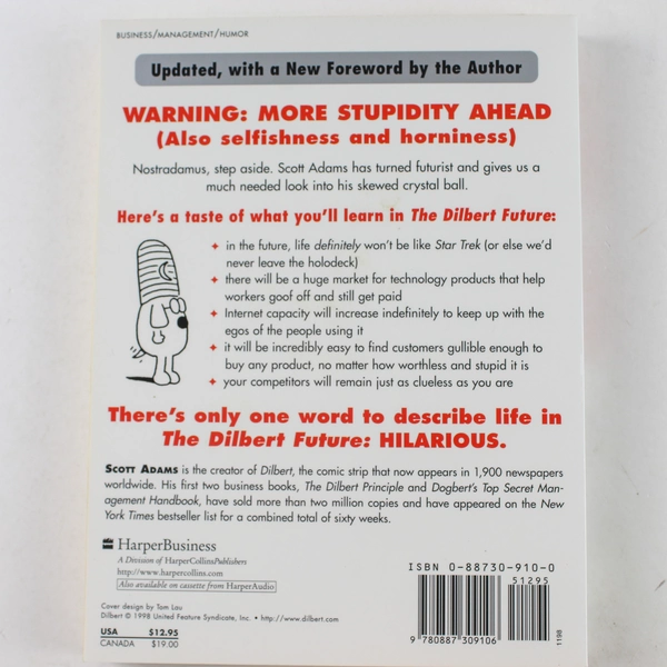 The Dilbert Future: Thriving on Business Stupidity 1998 Paperback Book