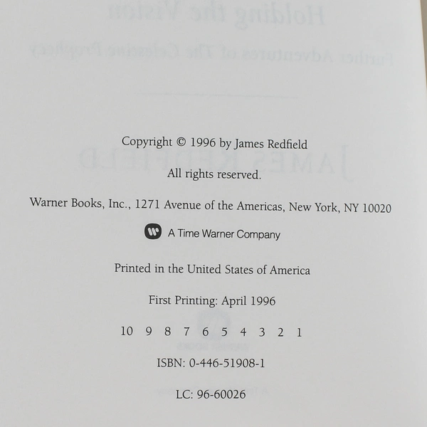 The Tenth Insight by James Redfield 1996 Hardcover - Good Condition