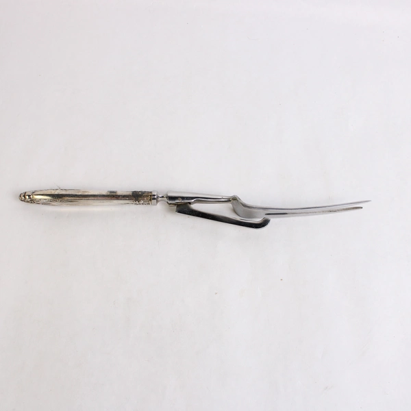 Vintage Silverplate Sharpener Rods and Carving Fork