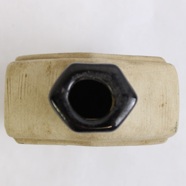 Vintage Takahashi Stoneware Embossed Snail Bud Vase A592 Japan 3.75 Inch