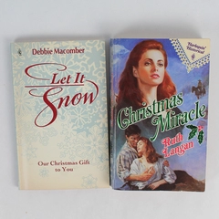 Lot Of 2 Christmas Themed Adult Romance Harlequin Books 1986, 1992 PB