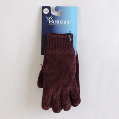 Isotoner Women's Stretch Fleece Gloves 1 Sz Women's Small Maroon Henna NWT