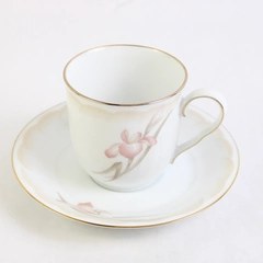 2 PC Set Noritake Ireland Sonata 3360 Ceramic Cup and Saucer