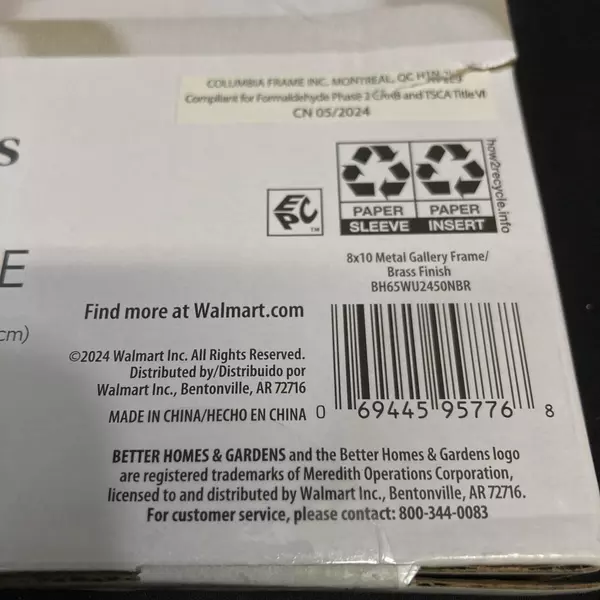 Brass Better Homes And Gardens 8 x 10 Gallery Frame