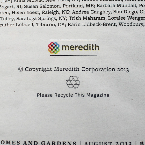 Better Homes & Gardens August 2013 Featuring Great Style For Less