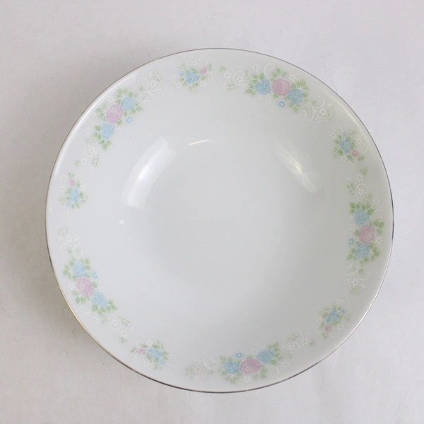 Set of 4 Prestige China Garden Jian Shiang Ceramic Bowls 6.5"