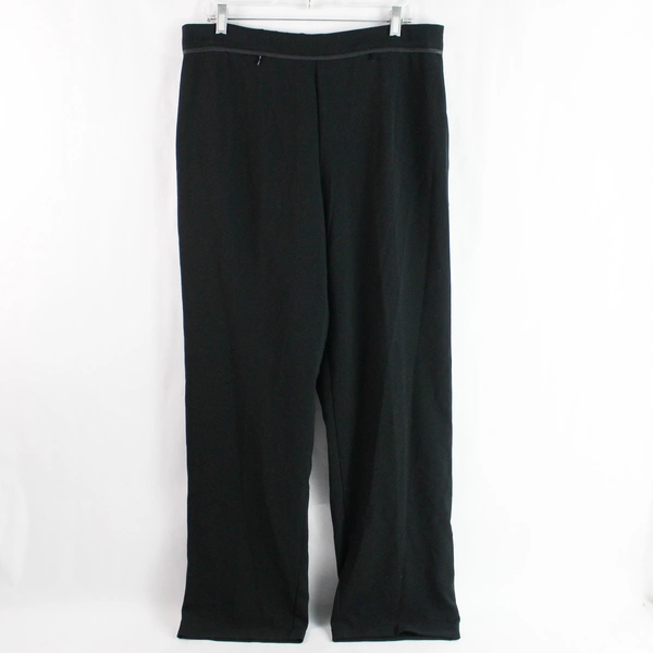 Sag Harbor Women's Size 16 Black Stretchy Dress Pants - Good Condition