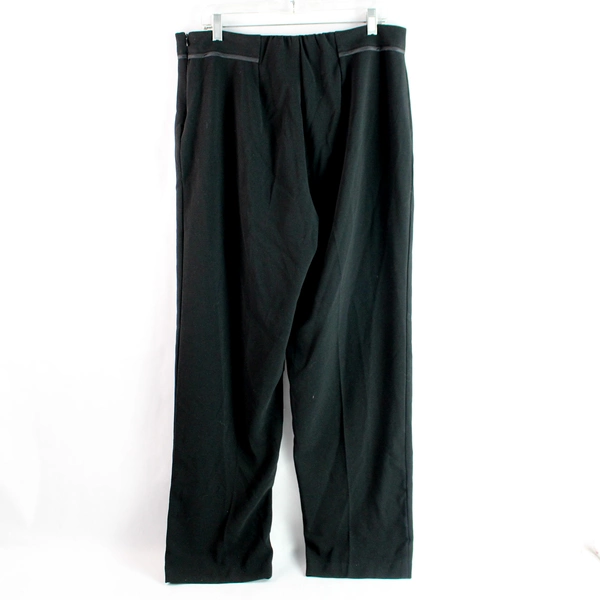 Sag Harbor Women's Size 16 Black Stretchy Dress Pants - Good Condition