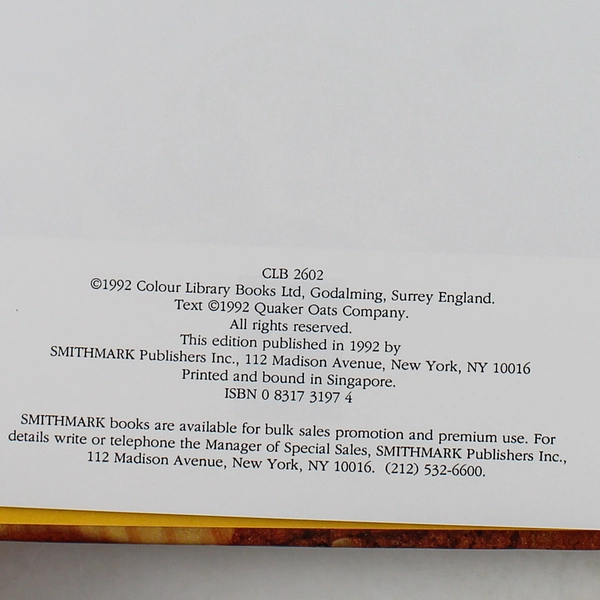 The Quaker Oats Treasury of Best Recipes Smithmark Publishing 1992 Hardcover