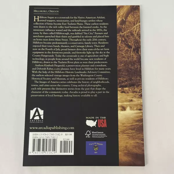 Hillsboro: Images of America by Deborah Raber & Kimberli Fitzgerald 2009