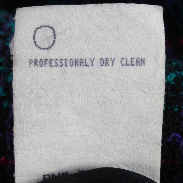 Koret Petites Women's Size 8 Plaid Jacket Green Purple Pink with Shoulder Pads