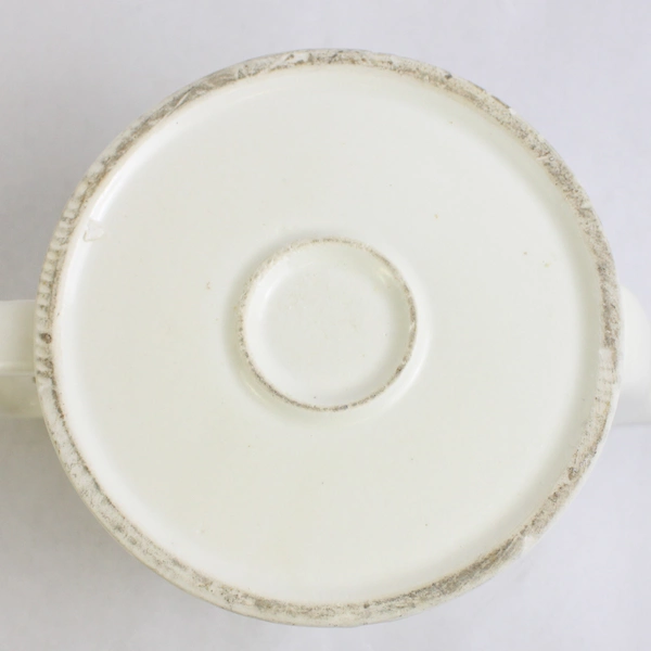 Vintage White Ceramic Teapot