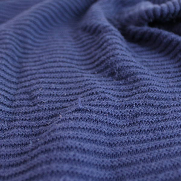 Westport Blue Cotton Blend Knit Sweater Women's L, Good Condition, Stylish!