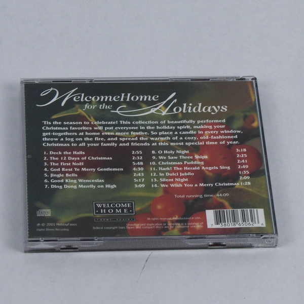 Welcome Home for the Holidays 2001 Music CD - Holiday Favorites Collection