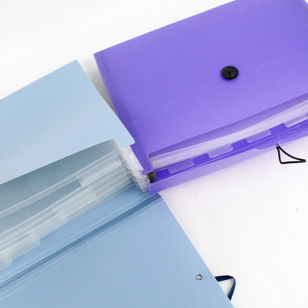 Lot of 5 Expanding File Folders School Office Supply