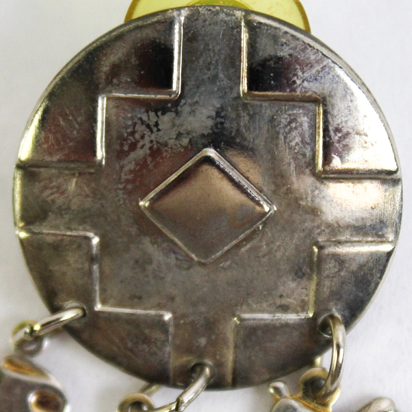 Texas Western Cowboy Button Earrings, Silver Gold Lightweight Metal 1" Diameter