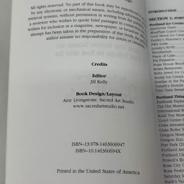 Oregon Ice Creams by Gail Hoffnagle 2011 Paperback Signed by Author