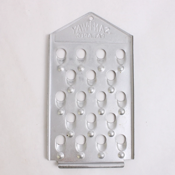 Lot of 2 Vintage San-I-Way Flat Metal Cheese Grater Zesters