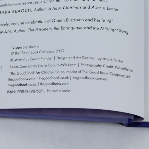 Lot of 2 Queen Elizabeth II by Alison Mitchell 2022 HC Children's Books