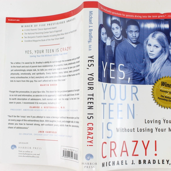 Yes Your Teen Is Crazy! by Michael J Bradley 2003 Paperback - Good Condition