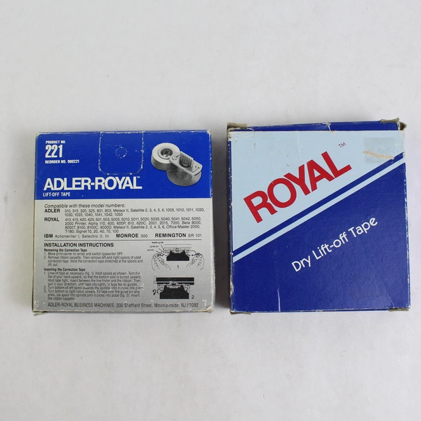 Lot of 9 Rolls Of Adler Royal Lift-Off Tape 310/410 & 1010/5010 Product No. 221