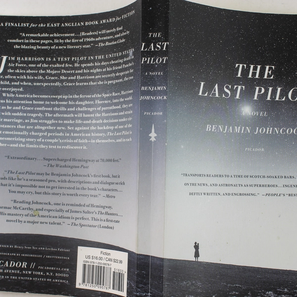 The Last Pilot by Benjamin Johncock 2015 Paperback - Good Condition Novel
