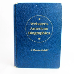 Merriam-Webster's American Biographies 1975 Hardcover - Pre-Owned with Wear