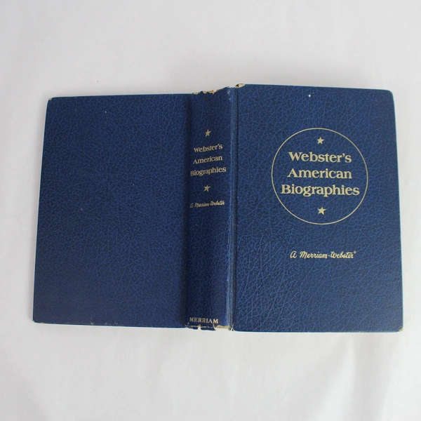 Merriam-Webster's American Biographies 1975 Hardcover - Pre-Owned with Wear