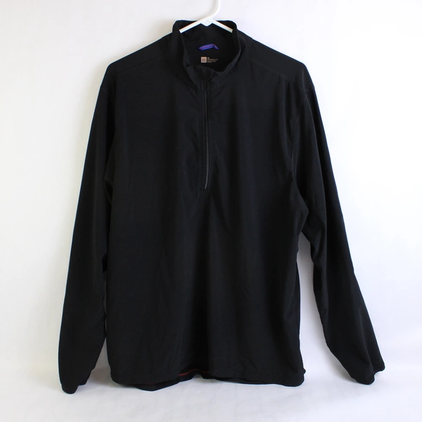 Gap Black 1/2-Zip Athletic Fit Mock Neck Jacket Men's Size XL