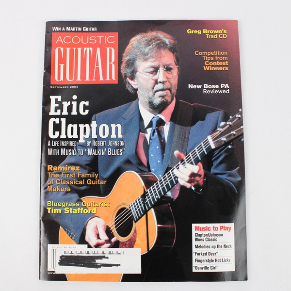 Acoustic Guitar Magazine September 2004 Featuring Eric Clapton