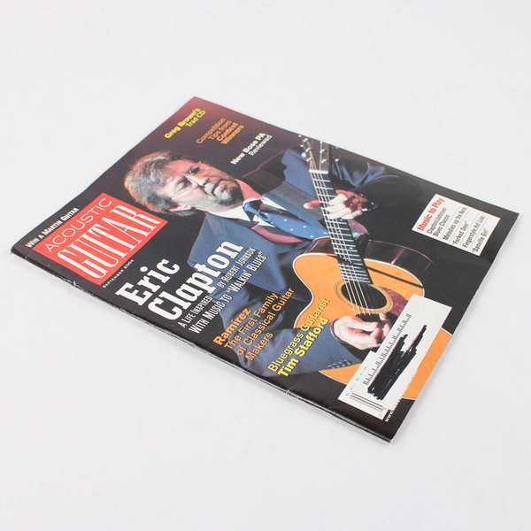 Acoustic Guitar Magazine September 2004 Featuring Eric Clapton