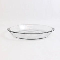 Unbranded Clear Glass Pie Dish 9"