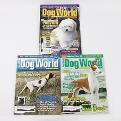 Lot Of 3 Dog World Magazines January March December 2003