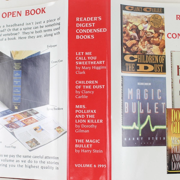 Reader's Digest Condensed Books Vol 6 1995 Hardcover - Good Condition