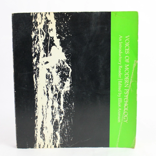 Voices of Modern Psychology by Elliot Aronson 1969 Paperback - Pre-Owned