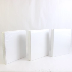 Lot of 1.5" 3 Ring Binders in Plain White Various Brands