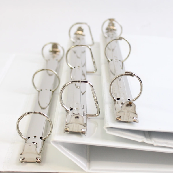 Lot of 1.5" 3 Ring Binders in Plain White Various Brands