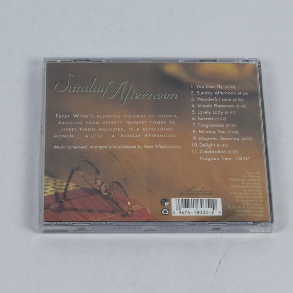New Sealed Sunday Afternoon CD by Peter Wind - 1997 Avalon Music