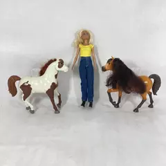 A 2013 Mattel Barbie Doll With 2 Horses Dated 2020