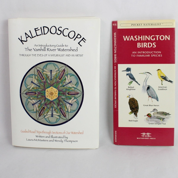 Lot of 2 Signed Kaleidoscope Yamhill River & WA Bird Pamphlet Books