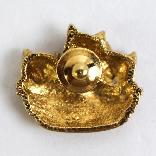 Vintage Avon Basket of Love Pin Brooch, 3 Kittens Gold Basket Cat