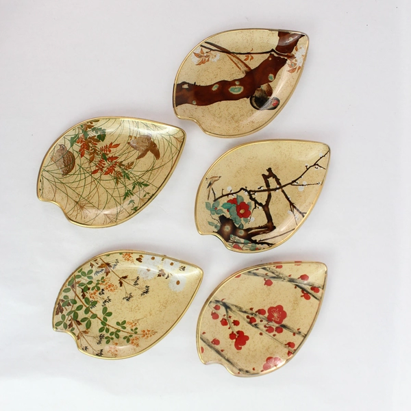 10 Piece Sogabe Glass Set of Asian Style Glasses and Dishes