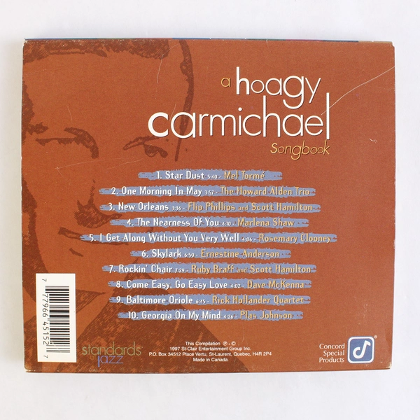 Hoagy Carmichael Songbook 1997 Audio CD Concord
