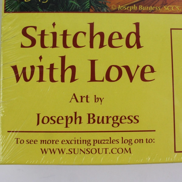 Stitched with Love Jigsaw Puzzle 38871 Joseph Butgess 1000 Pieces 27"x20" 