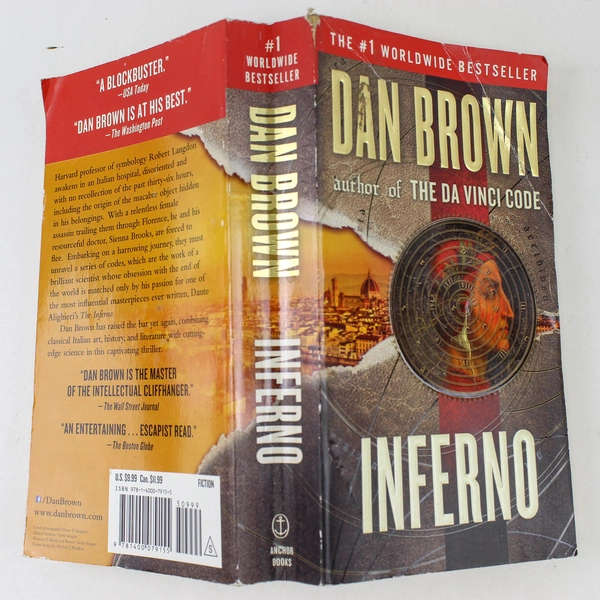 Dan Brown's Inferno Paperback 2013 Edition - Good Condition, Bestseller