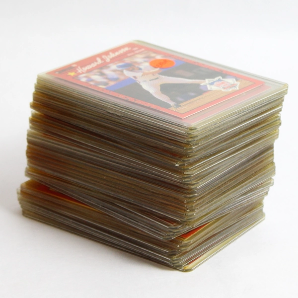 Lot of 38 1990 Donruss Baseball Card Error Cards Plastic Sleeves