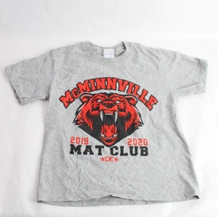 Port & Company Gray McMinnville OR School T-Shirt Youth Small, Good Condition