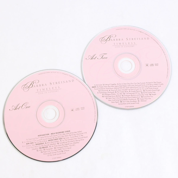 Timeless: Live In Concert 2000 2 CD Set Barbra Streisand Sony Music 