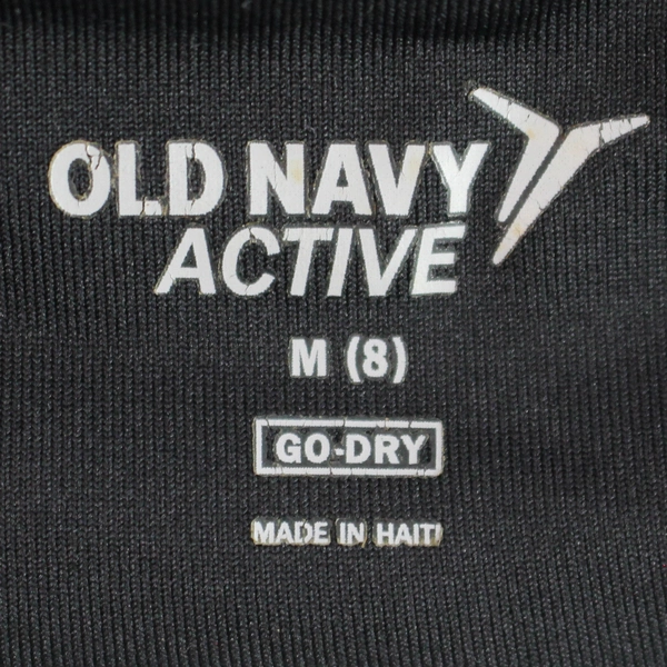 Old Navy Active Go-Dry Black Stretchy Leggings Youth Size Medium 8